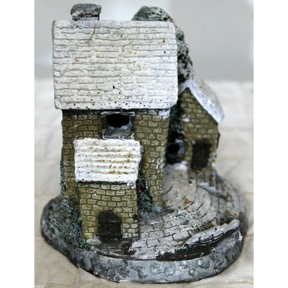 JSNY Resin Winter Brick Cottage House Display Decor Christmas Window Cutouts - Picture 3 of 8